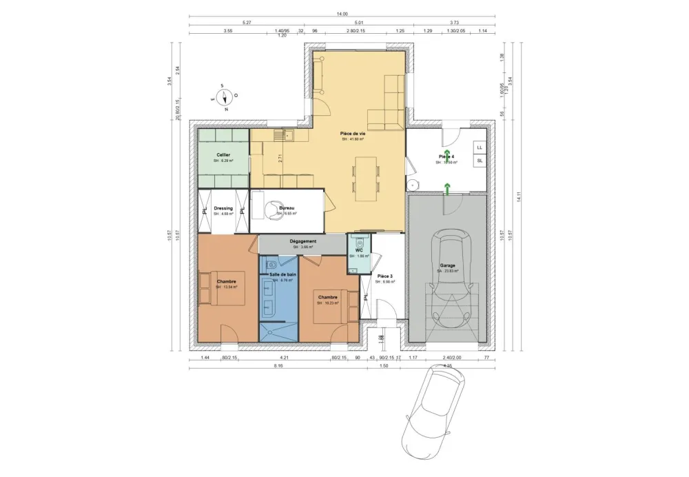 Image du modèle de maison Plan RDC (15)