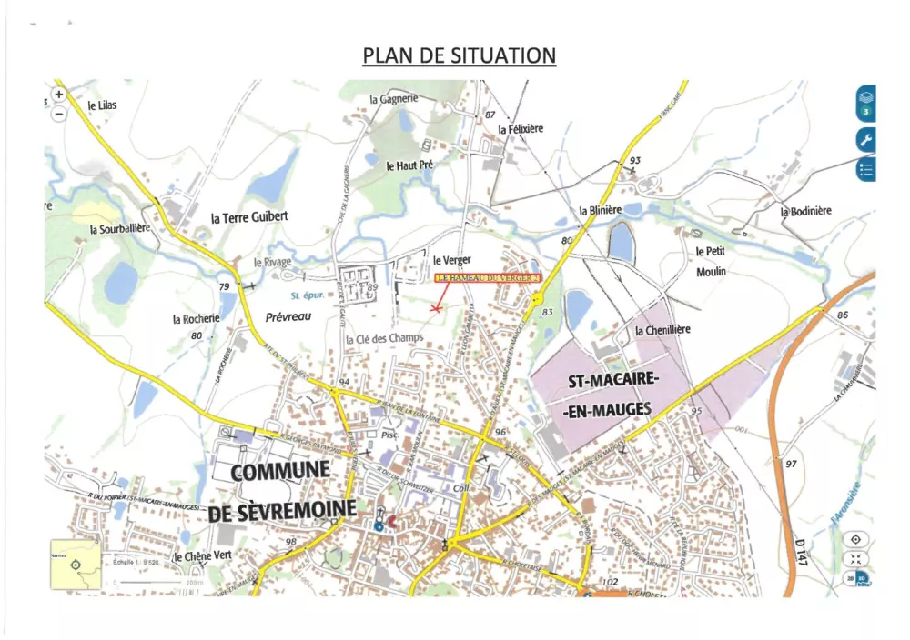 Image du modèle de maison plan ville