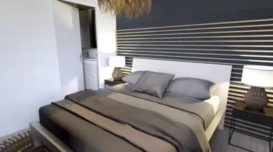Image du modèle de maison intérieurs chambre