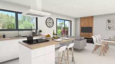 Image du modèle de maison vue salon 2