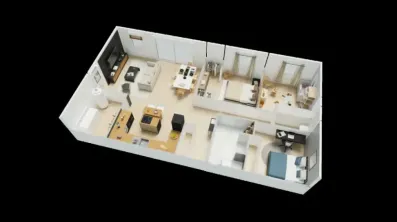 Image du modèle de maison 1axo