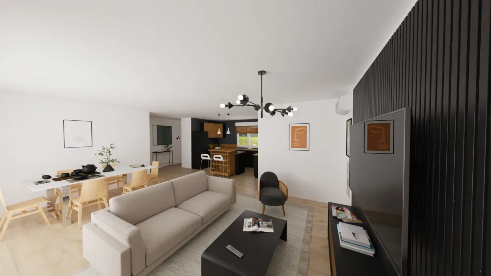 Image du modèle de maison 01Séjour