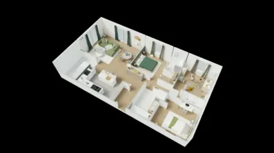 Image du modèle de maison 1axo