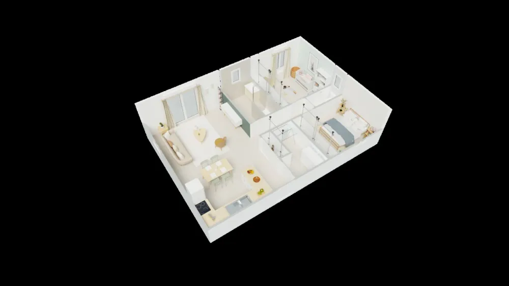 Image du modèle de maison 1axo1
