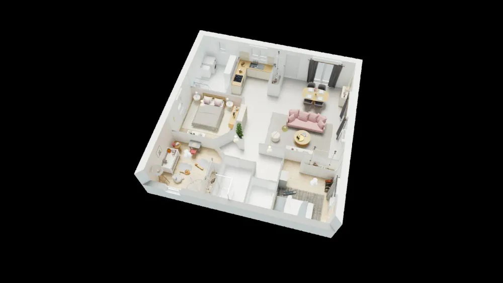 Image du modèle de maison 1axo
