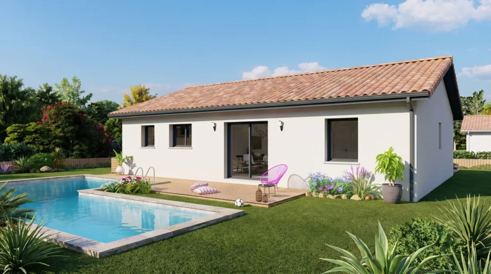 Image du modèle de maison ANKA façade arrière