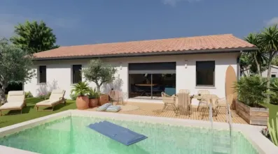 Image du modèle de maison facade arriere