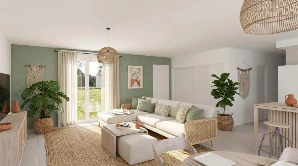 Image du modèle de maison ATHENES SALON IA