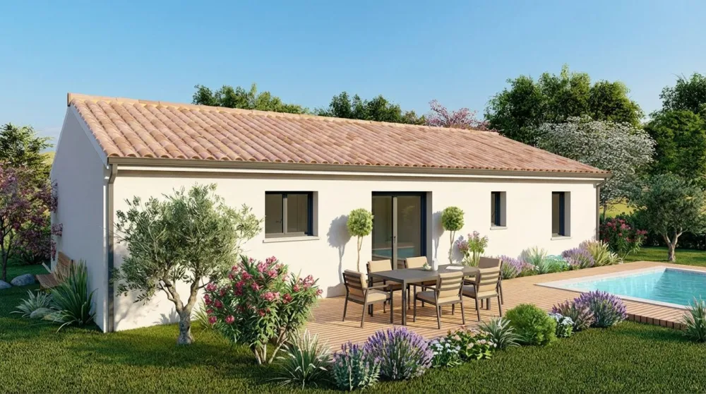 Image du modèle de maison FACADE ARRIERE