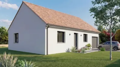 Image du modèle de maison Façade avant 70%