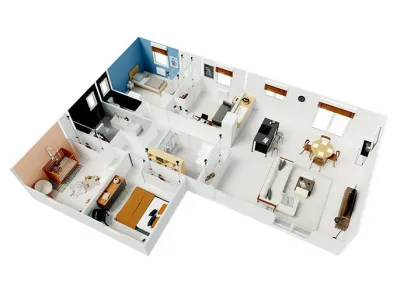 Image du modèle de maison Plan_maison_Athenes_4_chambres