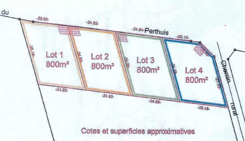Image du terrain Terrain à bâtir de 800 m² à FONTAINE-SIMON (28)