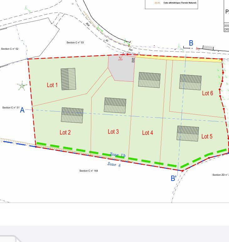 Image du terrain Terrain à bâtir de 1149 m² à VERNOUILLET (28)