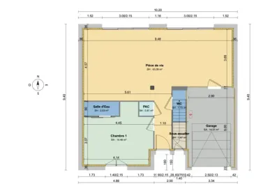 Image du modèle de maison Plan RDC-96