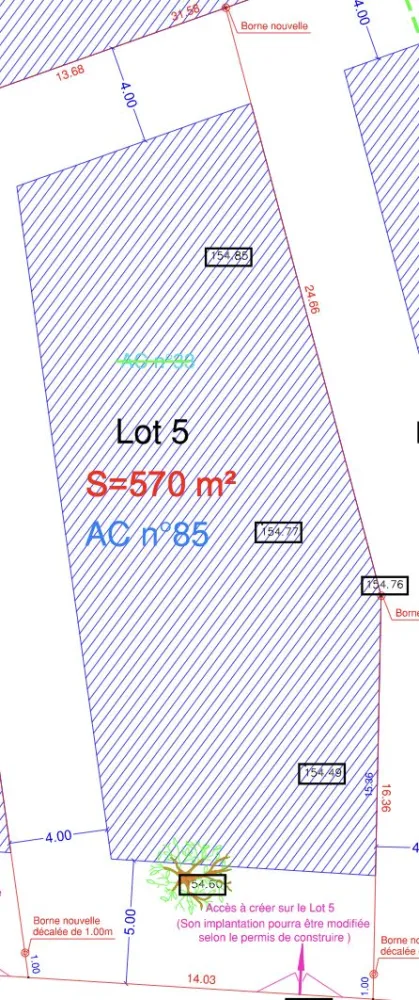 Image du terrain Terrain à bâtir de 570 m² à ABLIS (78)
