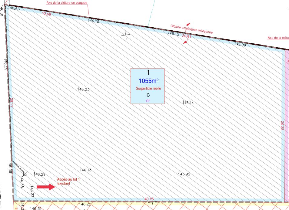 Image du terrain Terrain à bâtir de 1055 m² à SOULAIRES (28)