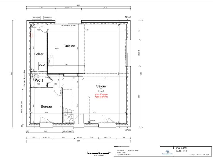 Image du modèle de maison PERMIS VISUEL RDC
