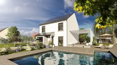 Image du modèle de maison E-URANUS-R+1 90 T6 - SP+C