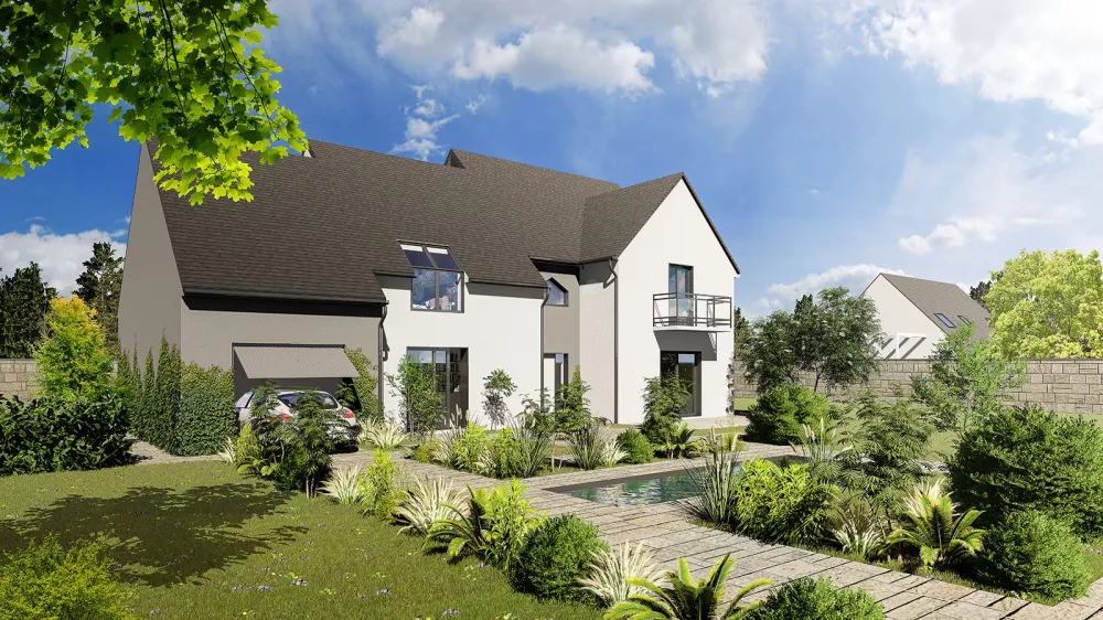 Image du modèle de maison ANDROMÈDE-R+1 196 T6