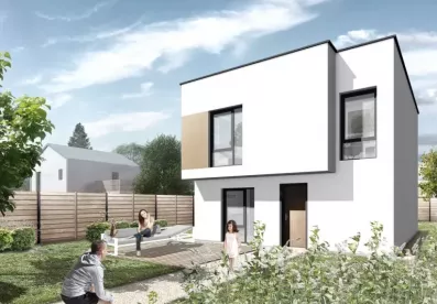 Image du modèle de maison EMERAUDE-R+1 110 T5