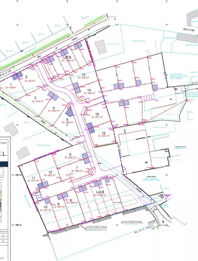 Image du terrain Terrain à bâtir de 564 m² à PRUNAY-LE-GILLON (28)