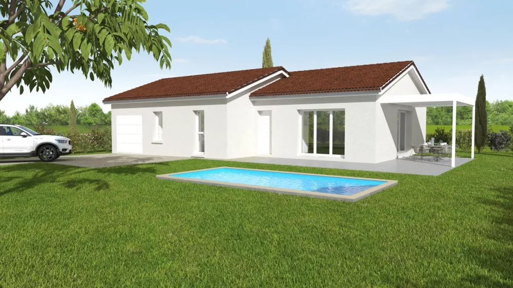 Image du modèle de maison Perspective 2 Blanc