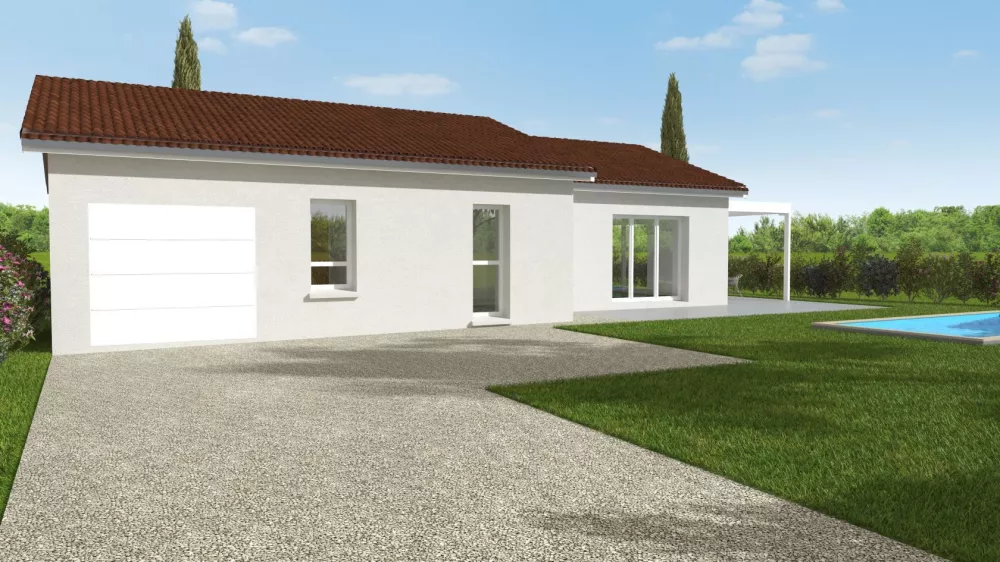 Image du modèle de maison Perspective 1 Blanc