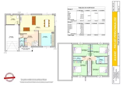 Image du modèle de maison plan intérieur lot 6