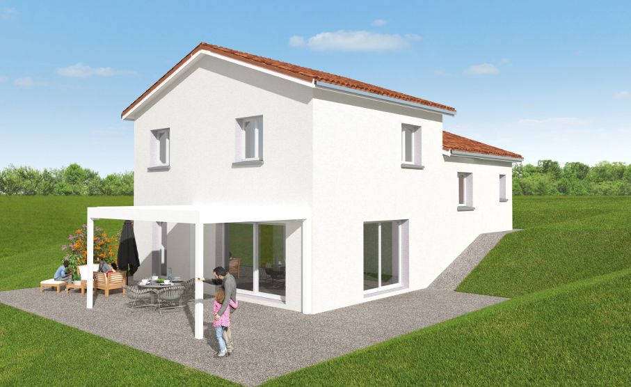 Image du modèle de maison Demi sous sol Face2 - Copie