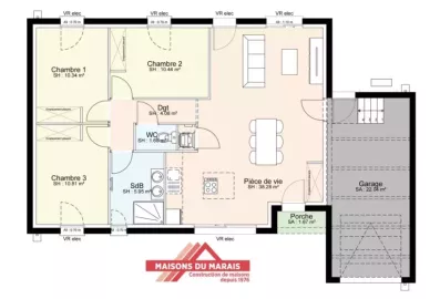 Image du modèle de maison Plan Couleur et Masse lot 4 Vallée de Bellevue