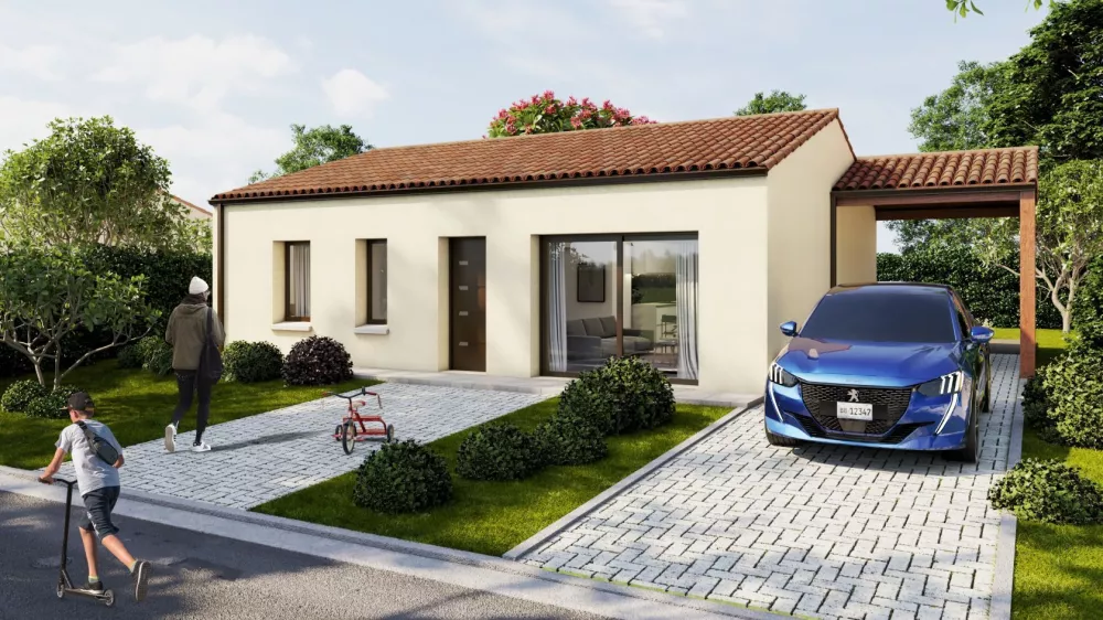 Image du modèle de maison Modèle 2C vue 1 - V2