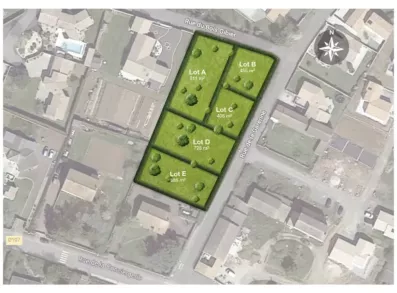 Image du modèle de maison Plan masse texturé