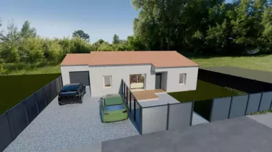 Image du modèle de maison vue extérieure maison C 1