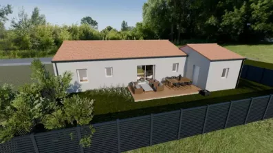 Image du modèle de maison vue extérieure maison A 3