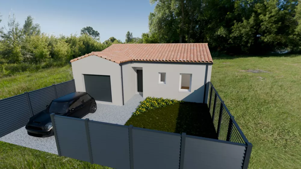 Image du modèle de maison Vue extérieure 1