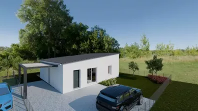 Image du modèle de maison vue extérieure 1 maison 2