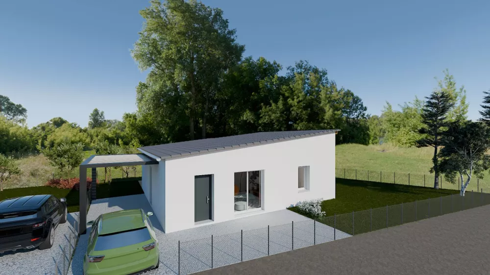 Image du modèle de maison vue extérieure 1 maison 3