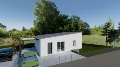 Image du modèle de maison vue extérieure 1 maison 3