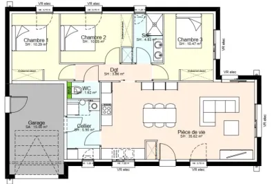 Image du modèle de maison Nouvelle image bitmap