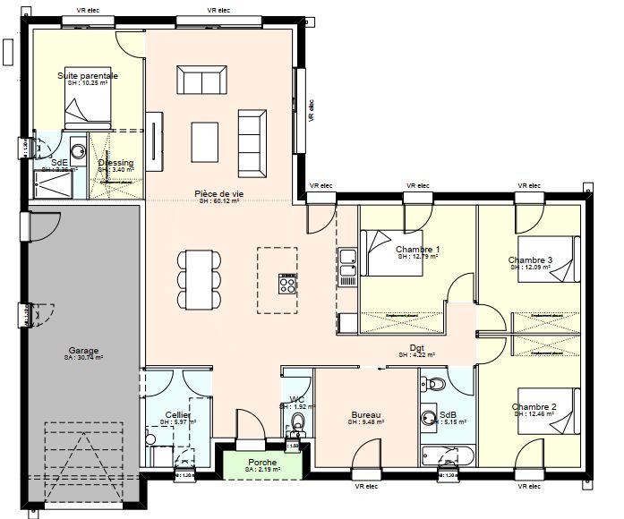 Image du modèle de maison Nouvelle image bitmap