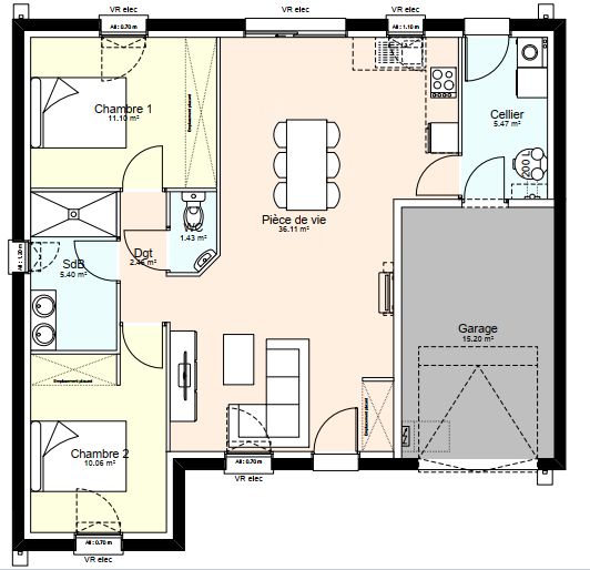 Image du modèle de maison COULEUR