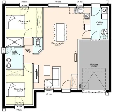 Image du modèle de maison COULEUR