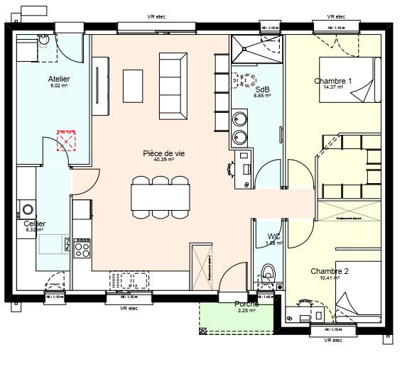 Image du modèle de maison Nouvelle image bitmap