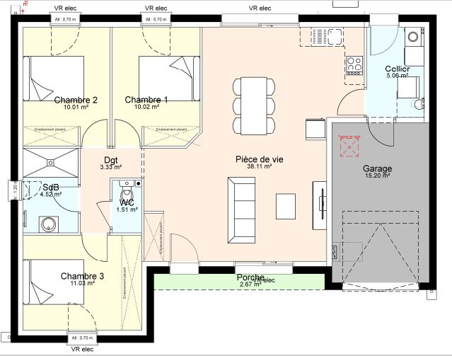 Image du modèle de maison Nouvelle image bitmap