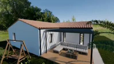 Image du modèle de maison pers derrière