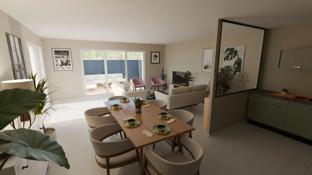 Image du modèle de maison Vue intérieure 3