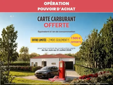 Image du modèle de maison Offre carburant (visuel pour annonce leboncoin)