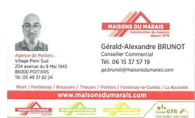 Image du modèle de maison carte visite