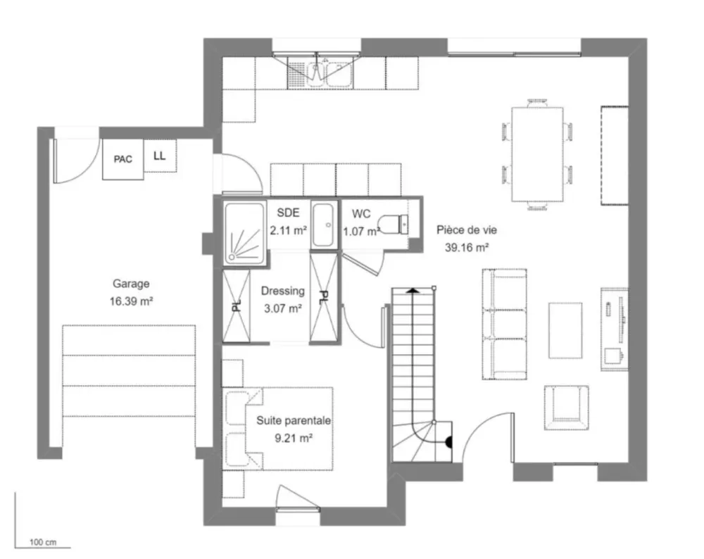 Image du modèle de maison Galet RDC