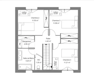 Image du modèle de maison Galet ÉTAGE